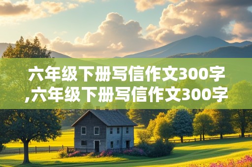 六年级下册写信作文300字,六年级下册写信作文300字 写给老师的