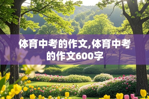 体育中考的作文,体育中考的作文600字