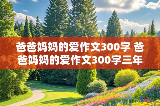 爸爸妈妈的爱作文300字 爸爸妈妈的爱作文300字三年级