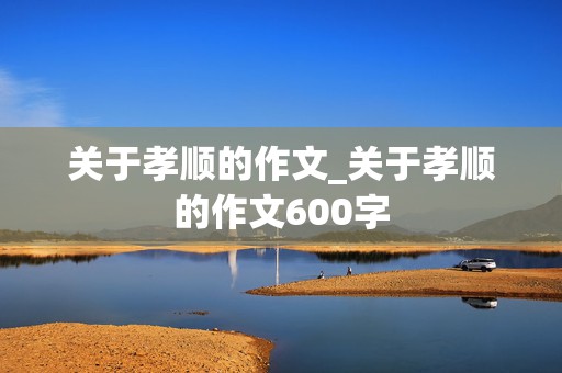 关于孝顺的作文_关于孝顺的作文600字