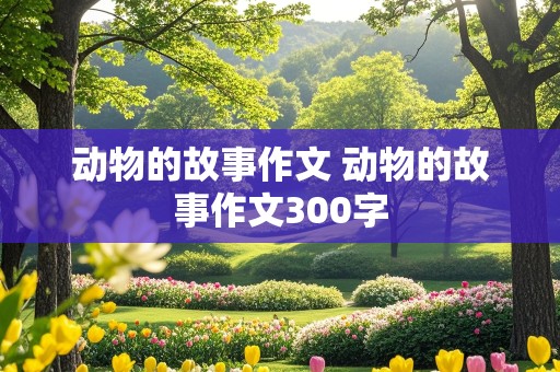 动物的故事作文 动物的故事作文300字