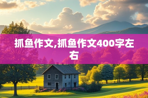 抓鱼作文,抓鱼作文400字左右