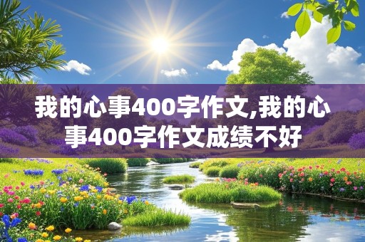 我的心事400字作文,我的心事400字作文成绩不好