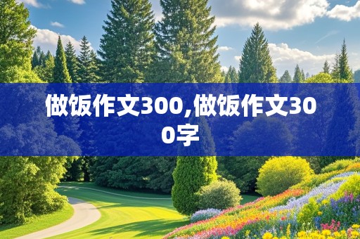 做饭作文300,做饭作文300字