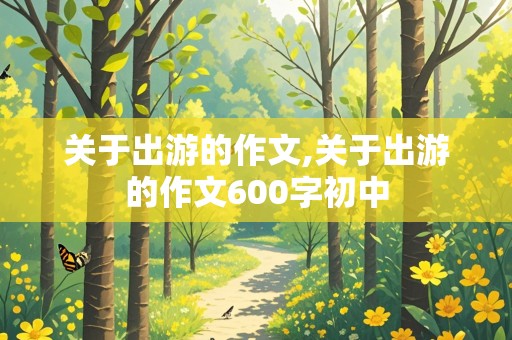 关于出游的作文,关于出游的作文600字初中