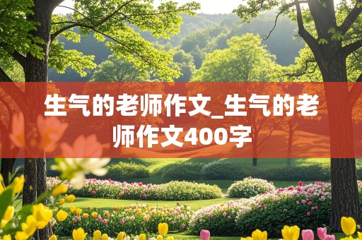 生气的老师作文_生气的老师作文400字