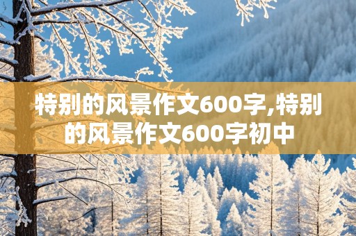 特别的风景作文600字,特别的风景作文600字初中