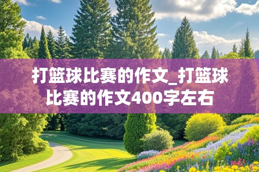 打篮球比赛的作文_打篮球比赛的作文400字左右