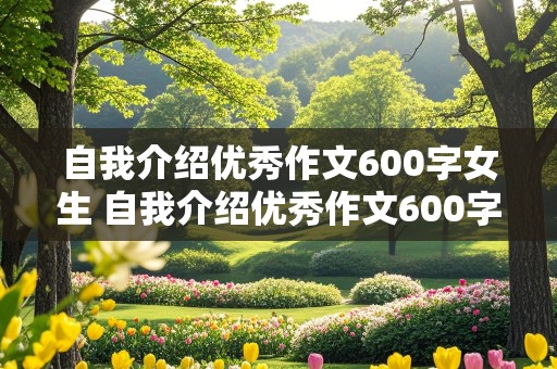 自我介绍优秀作文600字女生 自我介绍优秀作文600字女生初中