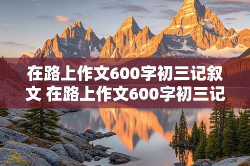 在路上作文600字初三记叙文 在路上作文600字初三记叙文免费