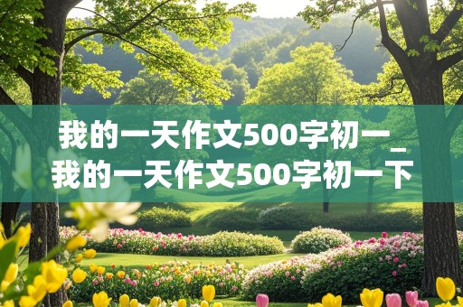 我的一天作文500字初一_我的一天作文500字初一下册