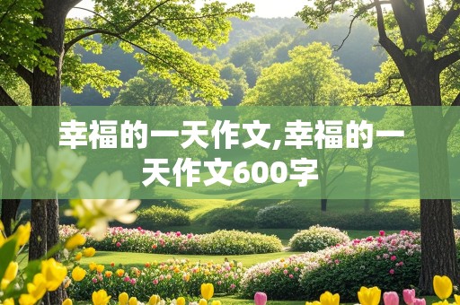 幸福的一天作文,幸福的一天作文600字