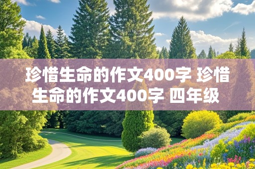 珍惜生命的作文400字 珍惜生命的作文400字 四年级 小学生