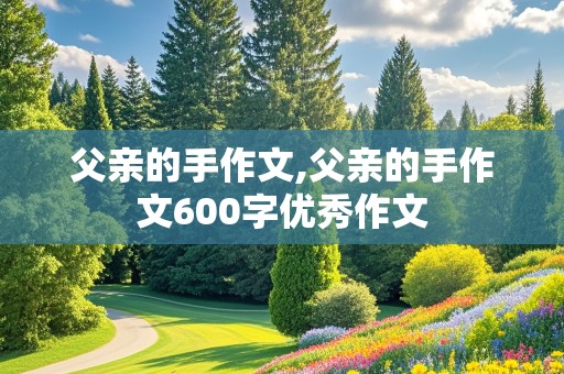 父亲的手作文,父亲的手作文600字优秀作文