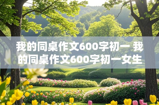 我的同桌作文600字初一 我的同桌作文600字初一女生