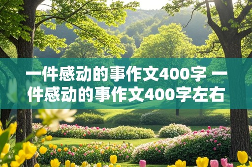 一件感动的事作文400字 一件感动的事作文400字左右