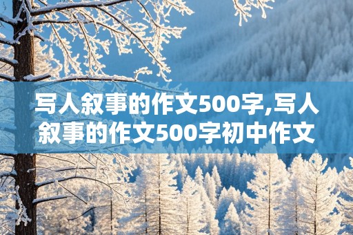 写人叙事的作文500字,写人叙事的作文500字初中作文