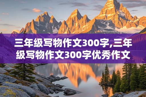 三年级写物作文300字,三年级写物作文300字优秀作文