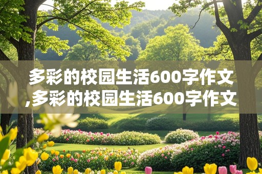 多彩的校园生活600字作文,多彩的校园生活600字作文初一