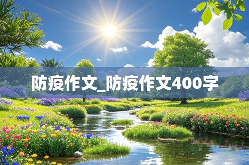 防疫作文_防疫作文400字