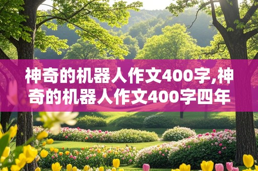 神奇的机器人作文400字,神奇的机器人作文400字四年级