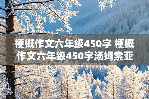 梗概作文六年级450字 梗概作文六年级450字汤姆索亚历险记