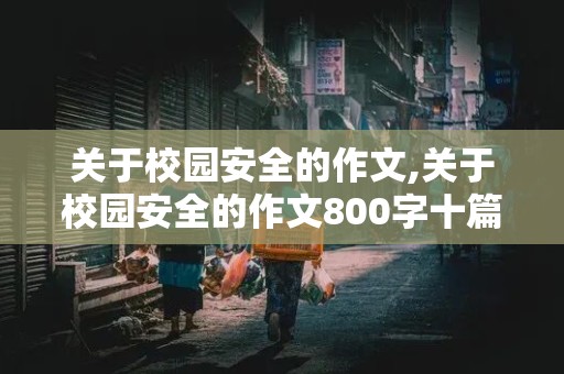 关于校园安全的作文,关于校园安全的作文800字十篇优秀作文