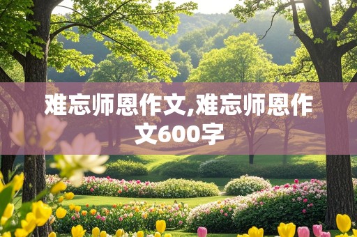 难忘师恩作文,难忘师恩作文600字