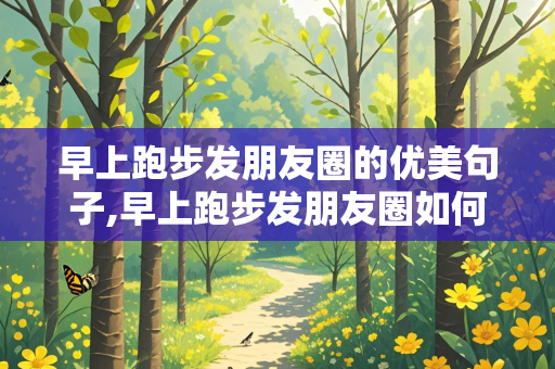 早上跑步发朋友圈的优美句子,早上跑步发朋友圈如何配文