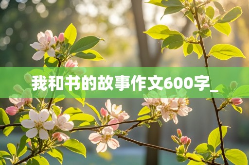 我和书的故事作文600字_