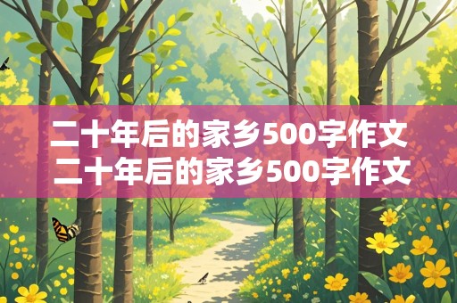 二十年后的家乡500字作文 二十年后的家乡500字作文优秀