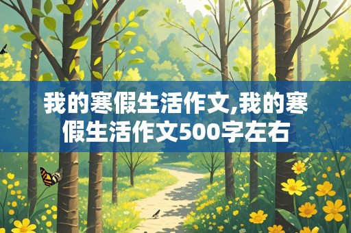 我的寒假生活作文,我的寒假生活作文500字左右