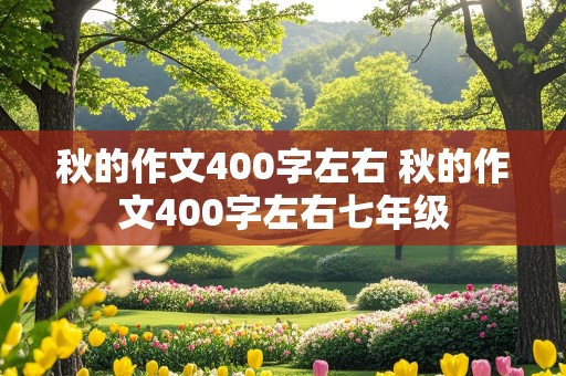 秋的作文400字左右 秋的作文400字左右七年级