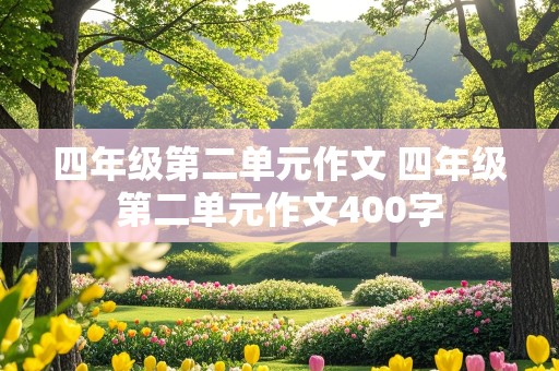 四年级第二单元作文 四年级第二单元作文400字