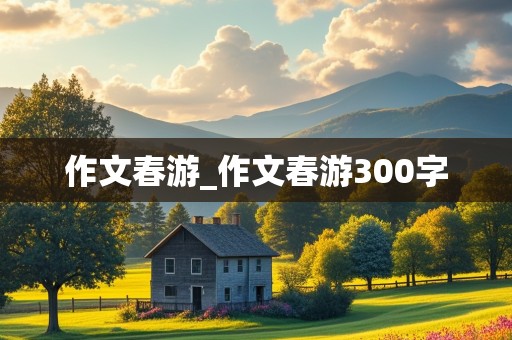 作文春游_作文春游300字