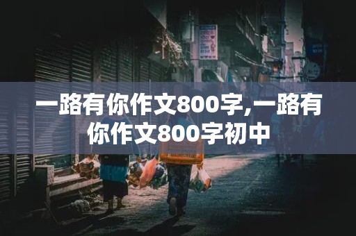 一路有你作文800字,一路有你作文800字初中