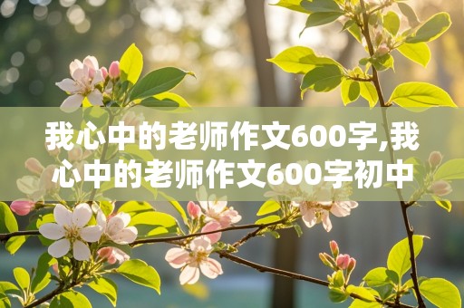 我心中的老师作文600字,我心中的老师作文600字初中