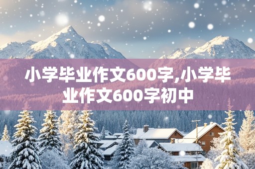 小学毕业作文600字,小学毕业作文600字初中