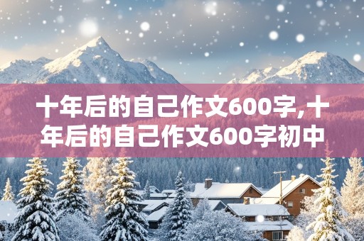 十年后的自己作文600字,十年后的自己作文600字初中