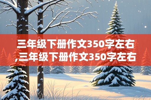 三年级下册作文350字左右,三年级下册作文350字左右与春天无关写景(显示字数)