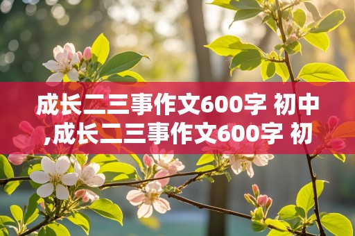 成长二三事作文600字 初中,成长二三事作文600字 初中作文