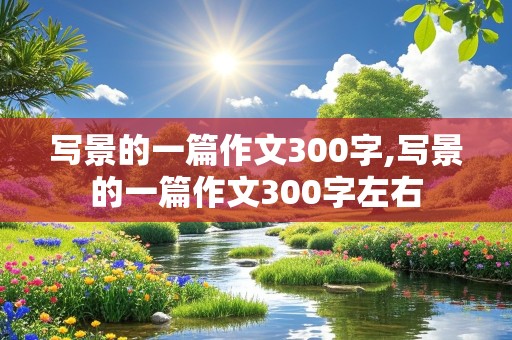 写景的一篇作文300字,写景的一篇作文300字左右