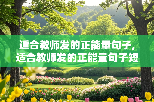 适合教师发的正能量句子,适合教师发的正能量句子短句