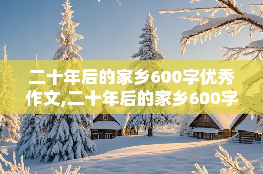 二十年后的家乡600字优秀作文,二十年后的家乡600字优秀作文五年级想象